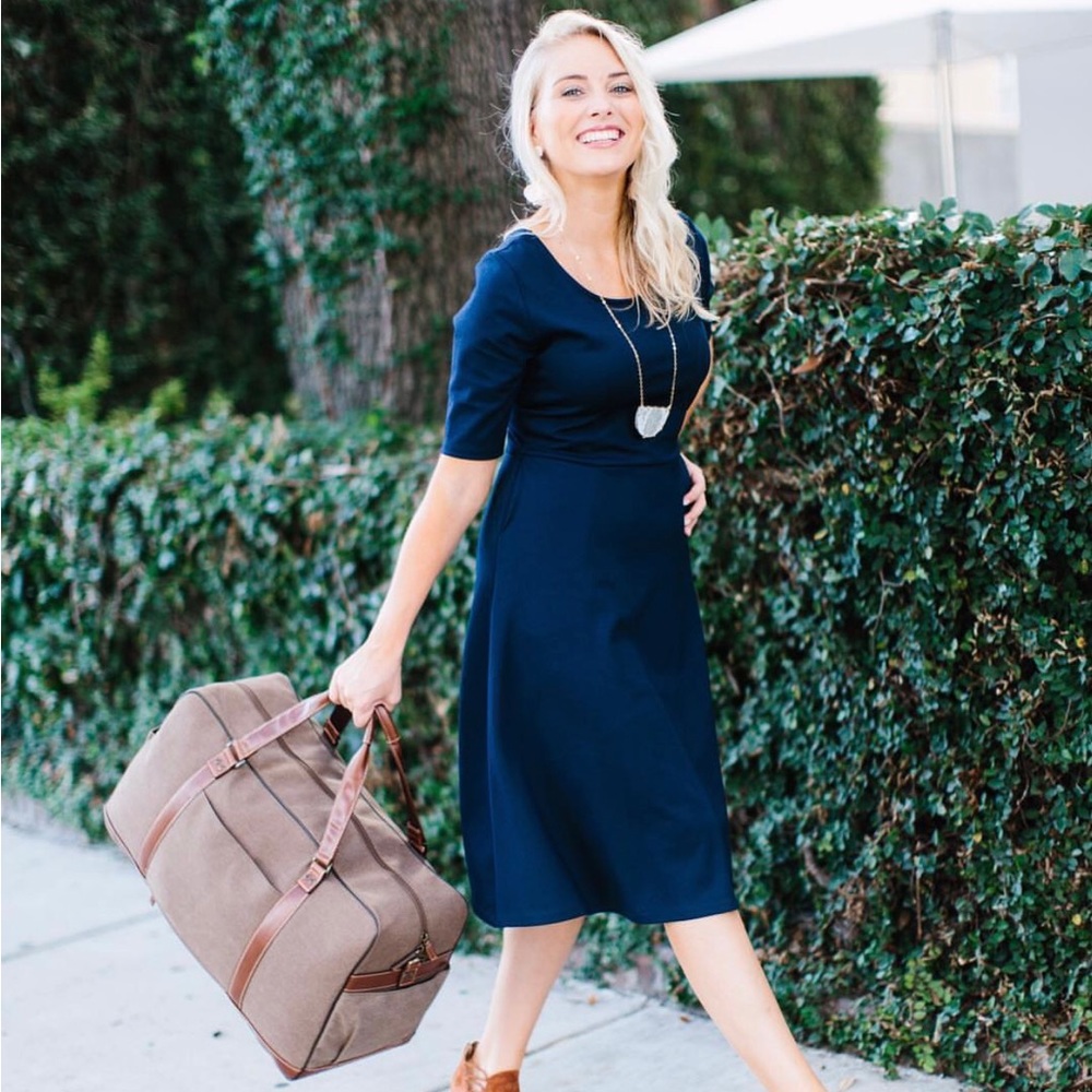 Virginia Dare Dress Co. Emma Dress in Navy